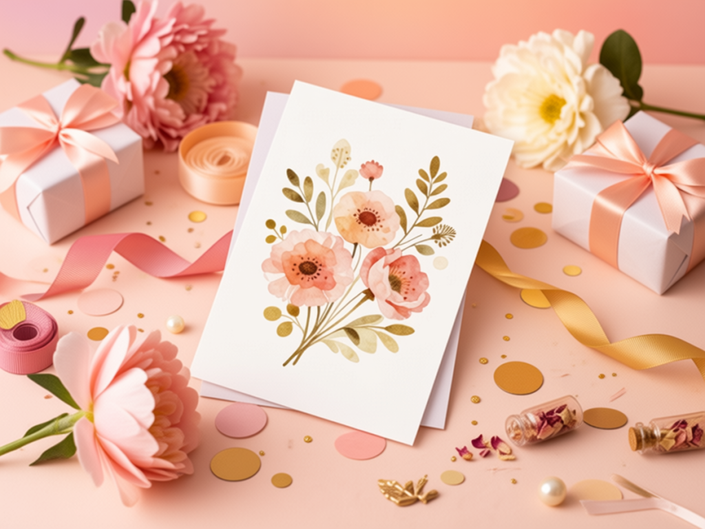 Blooming Florals Greeting Card