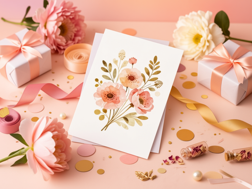 Blooming Florals Greeting Card